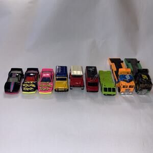 9pc Vintage Diecast Lot Matchbox Days of Thunder Racing Transporter Beach Patrol